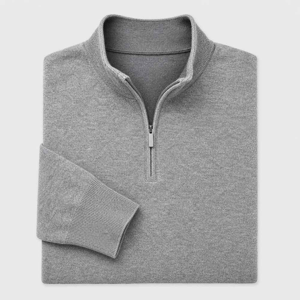 Half-zip Trui Grijs