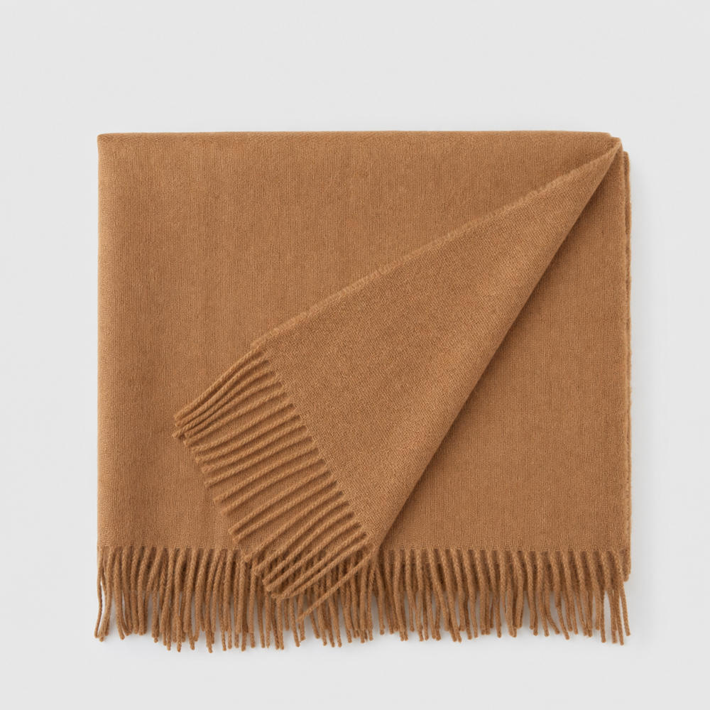 Wollen Sjaal Camel