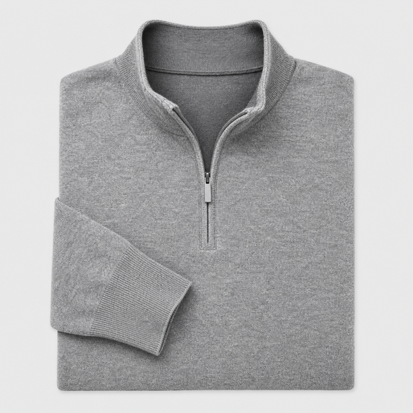 Half-zip Trui Grijs